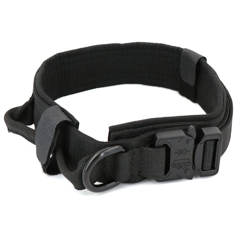 Adjustable Tactical Dog Collar And Leash Set - peterkaczconnect