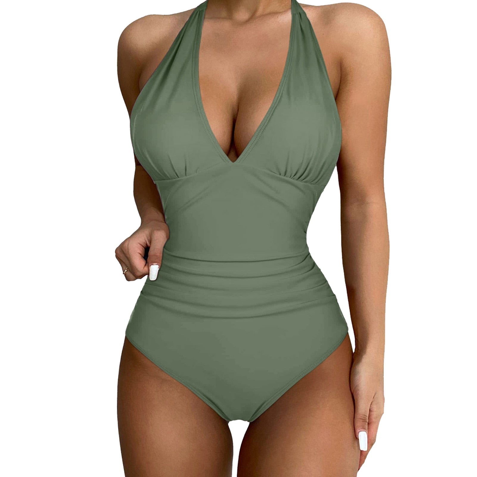 Sexy Leopard Patchwork One Piece Swimsuit Tight Swimsuits - peterkaczconnect