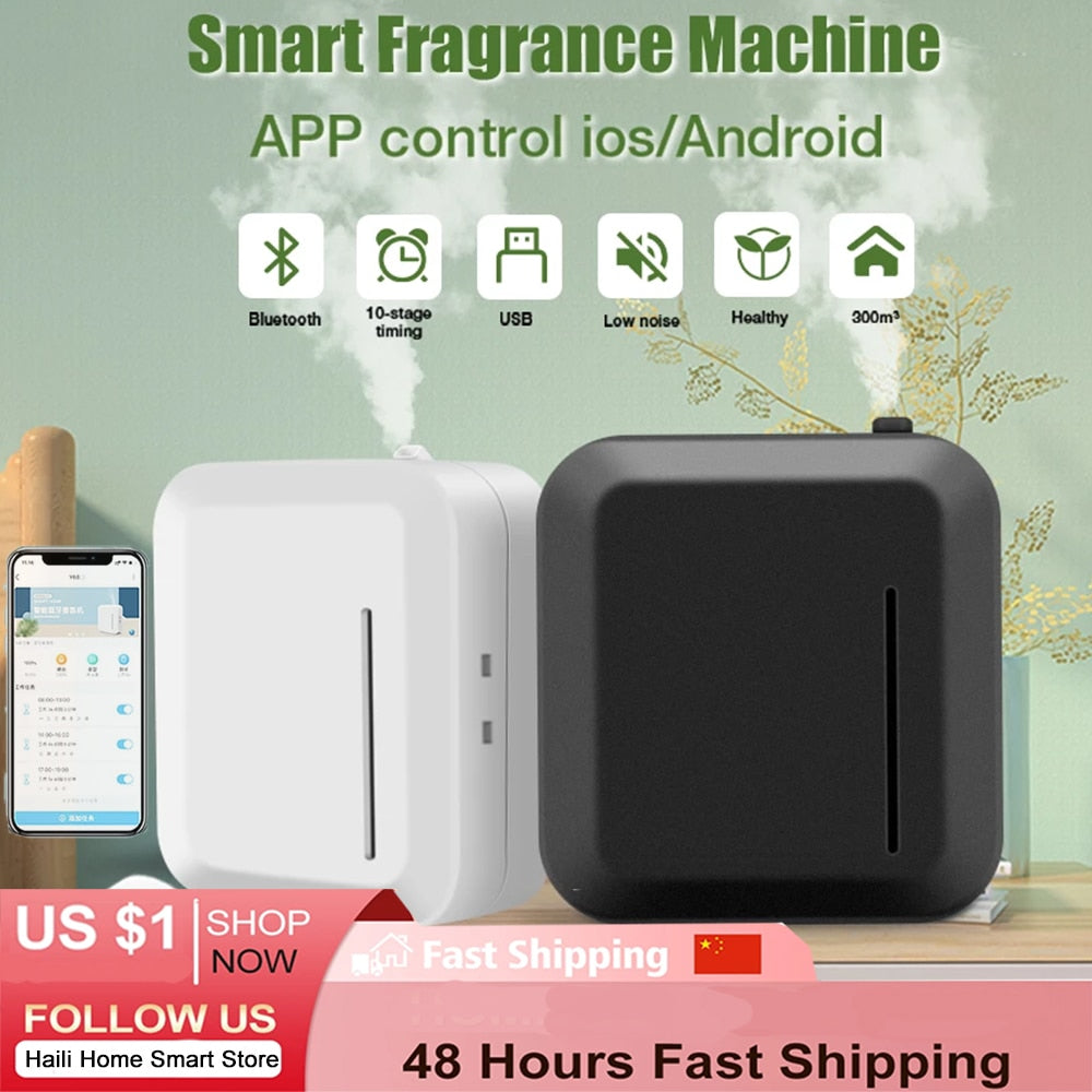 Smart Aroma  Essential Oil Diffuser Timer Application Control - peterkaczconnect