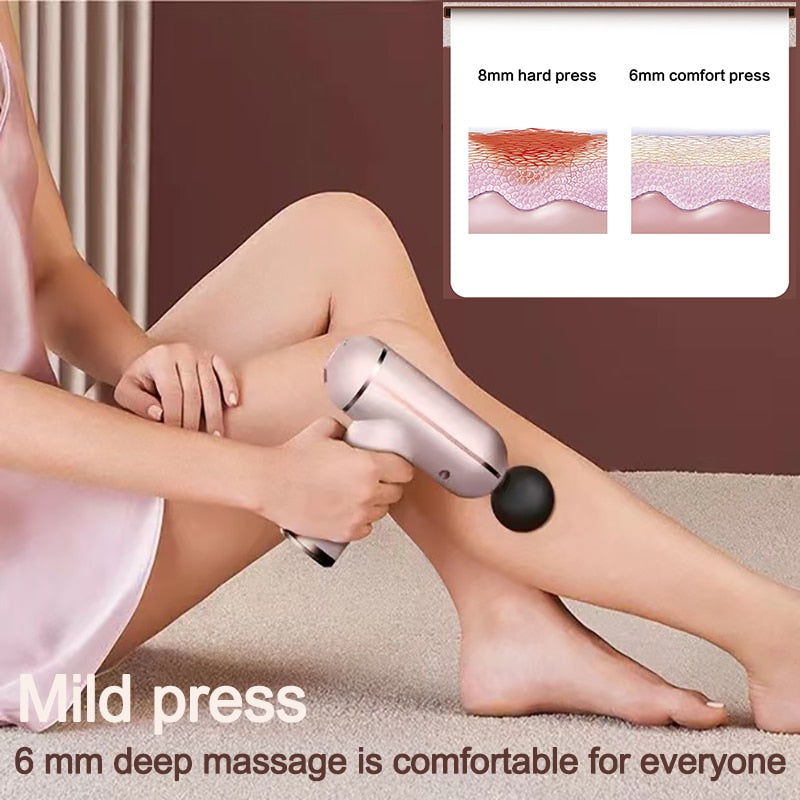 LCD Display Massage Gun Portable Percussion Pistol Massager - peterkaczconnect