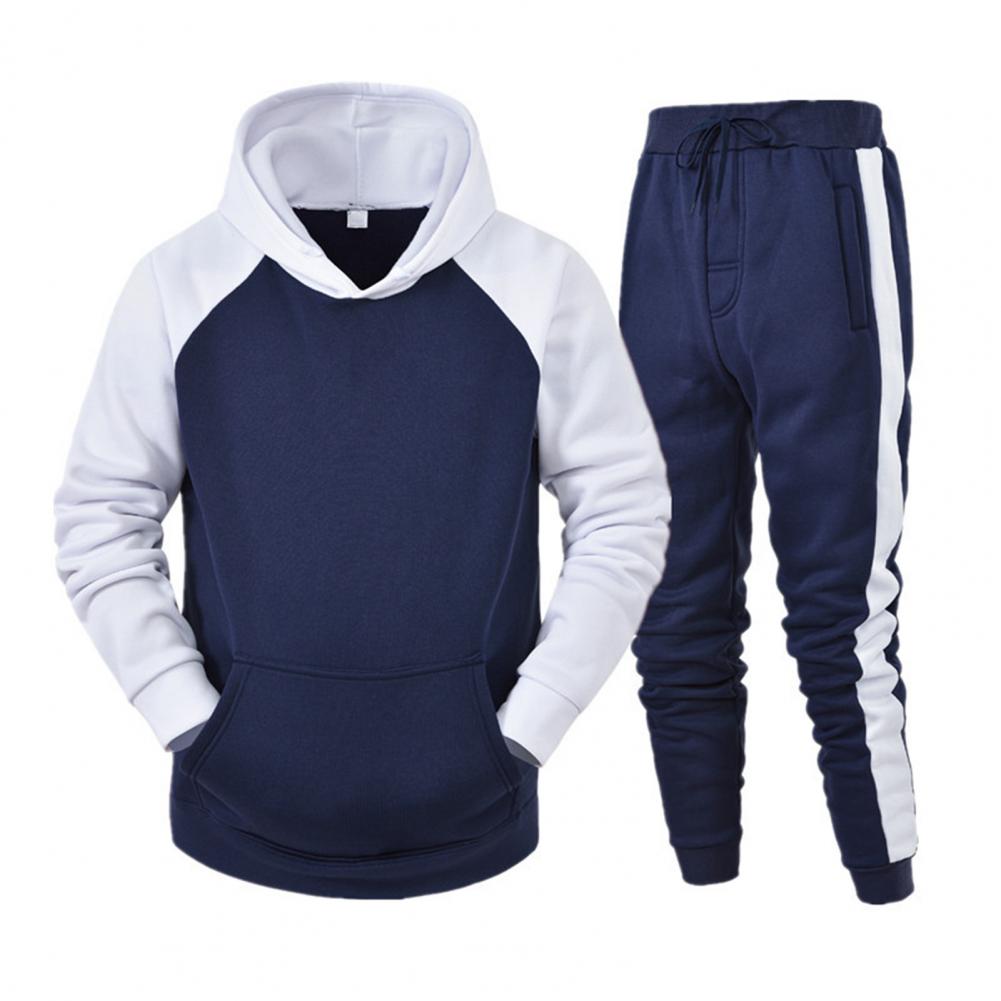 Sporty Outfit 2Pcs/Set Trendy Elastic Waistband Pockets Hooded - peterkaczconnect