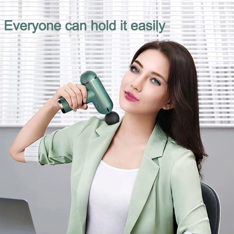 LCD Display Massage Gun Portable Percussion Pistol Massager - peterkaczconnect