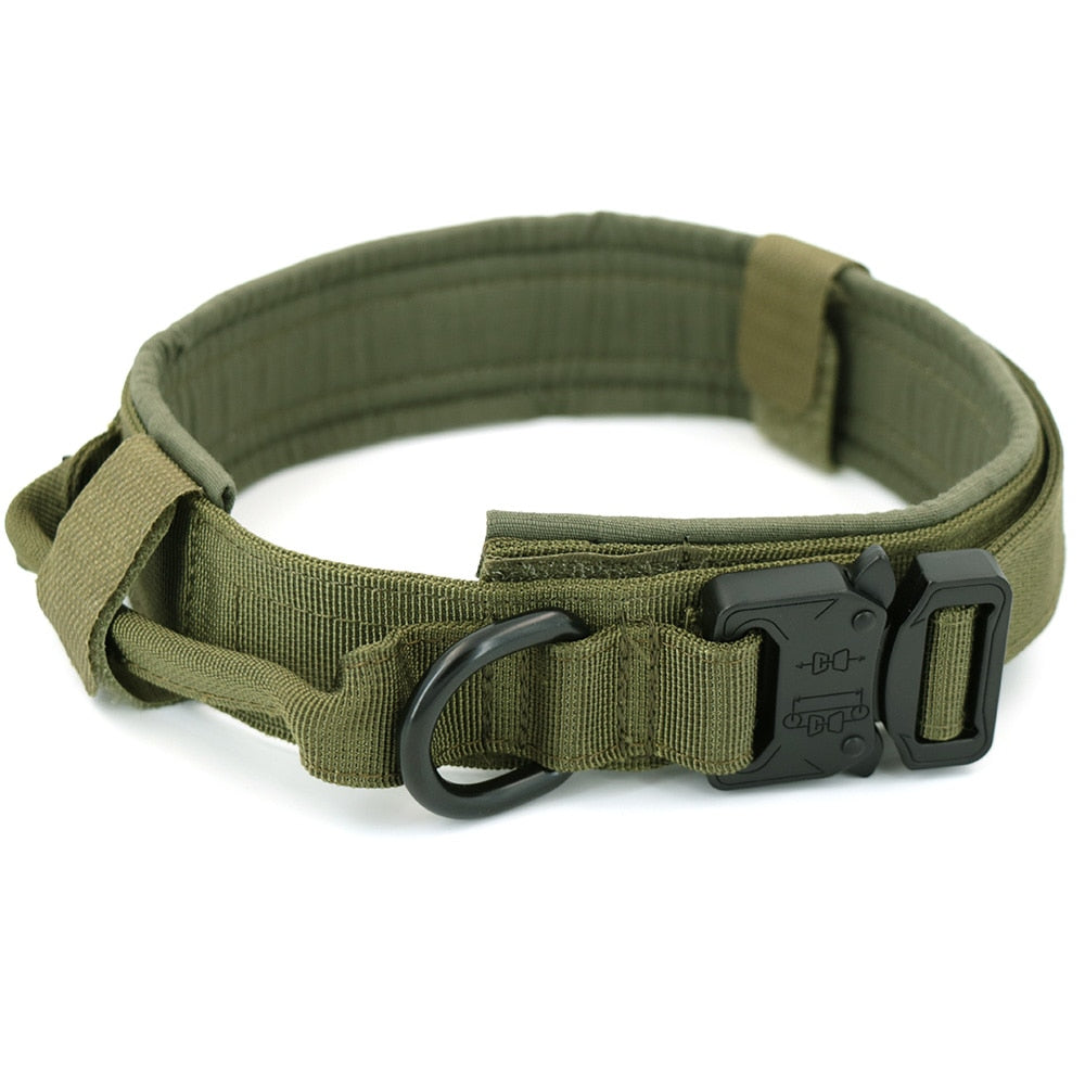 Adjustable Tactical Dog Collar And Leash Set - peterkaczconnect