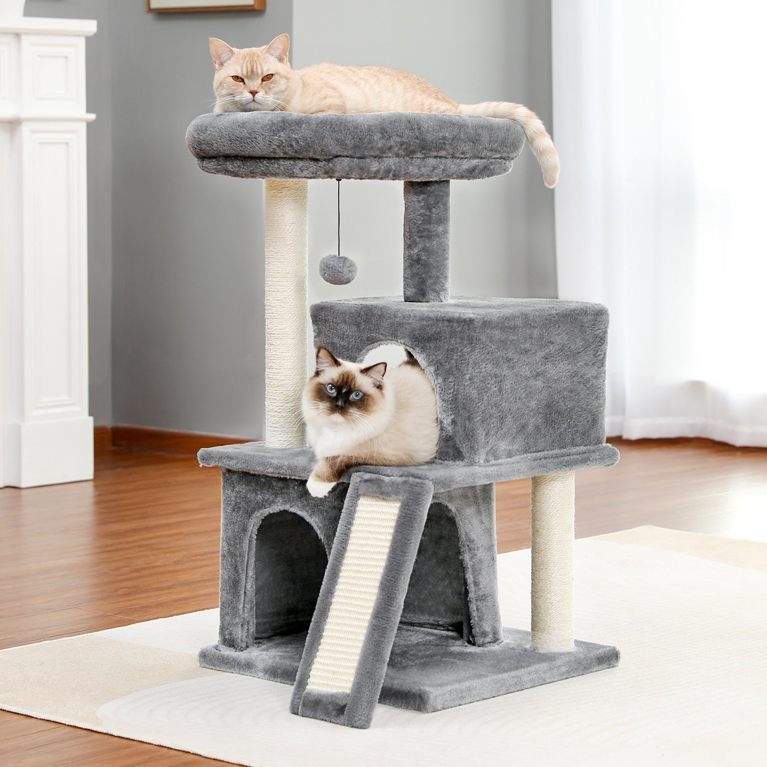 Luxury Cat Towers with Double Condos Spacious Perch - peterkaczconnect