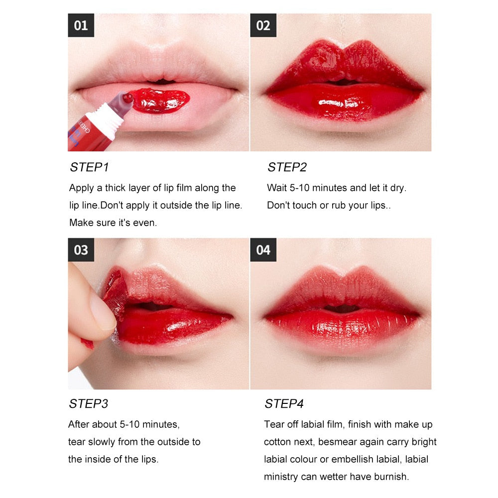 Peel off Red Lip Stain Long Lasting Waterproof Lipstick - peterkaczconnect