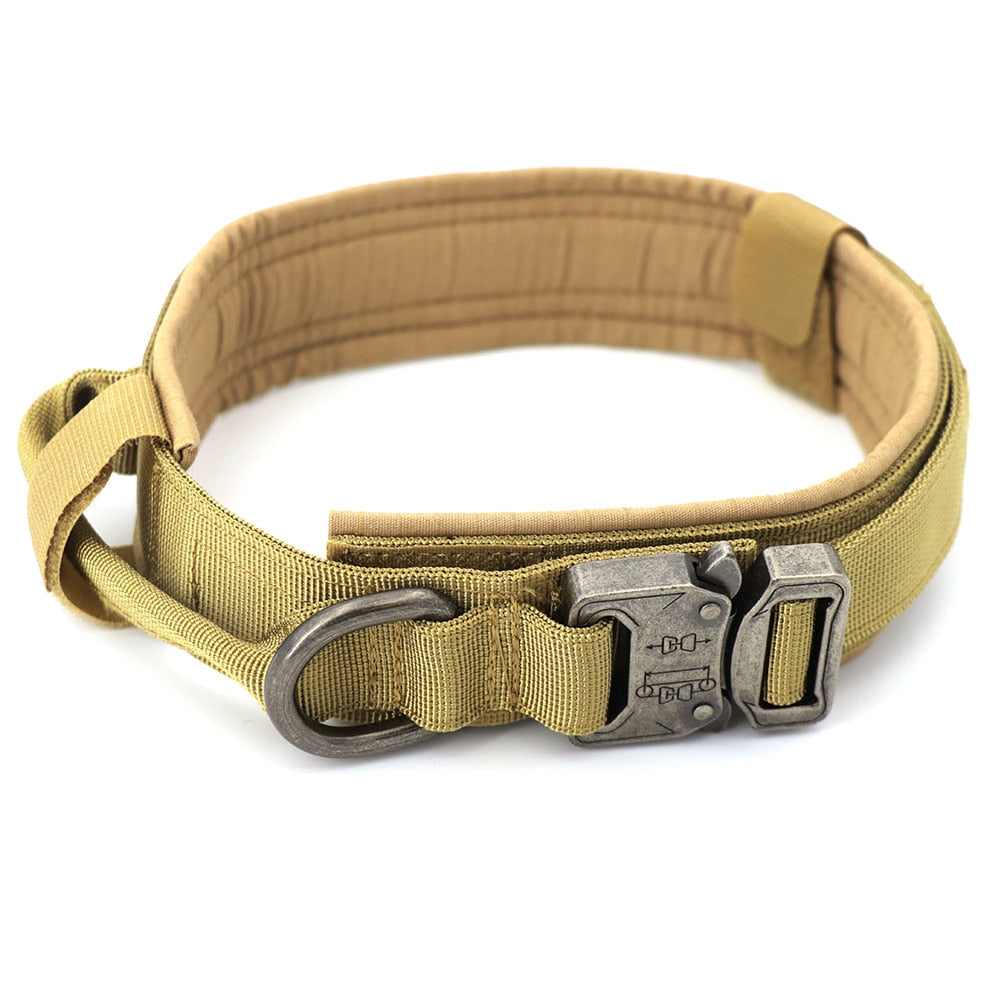 Adjustable Tactical Dog Collar And Leash Set - peterkaczconnect