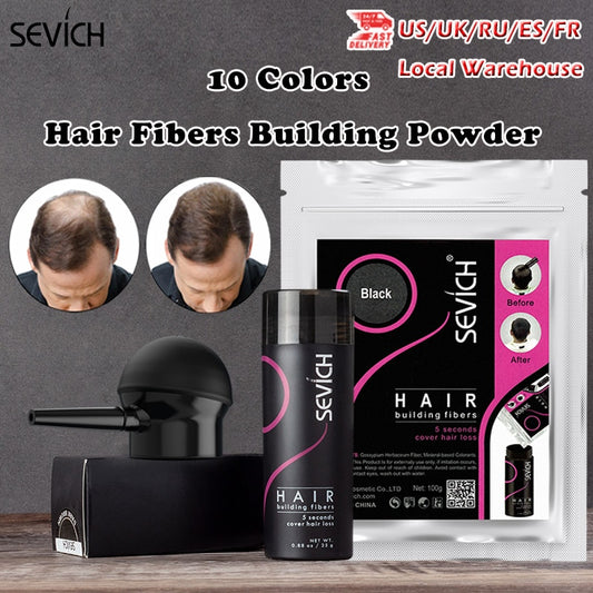 10 Colors Hair Building Fibers Spray Keratin - peterkaczconnect