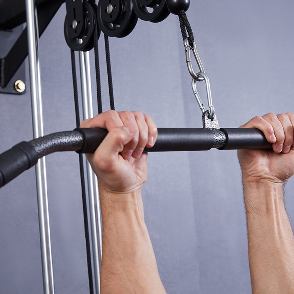 DIY Fitness Pulley Cable System Rotatable Lifting Arm - peterkaczconnect