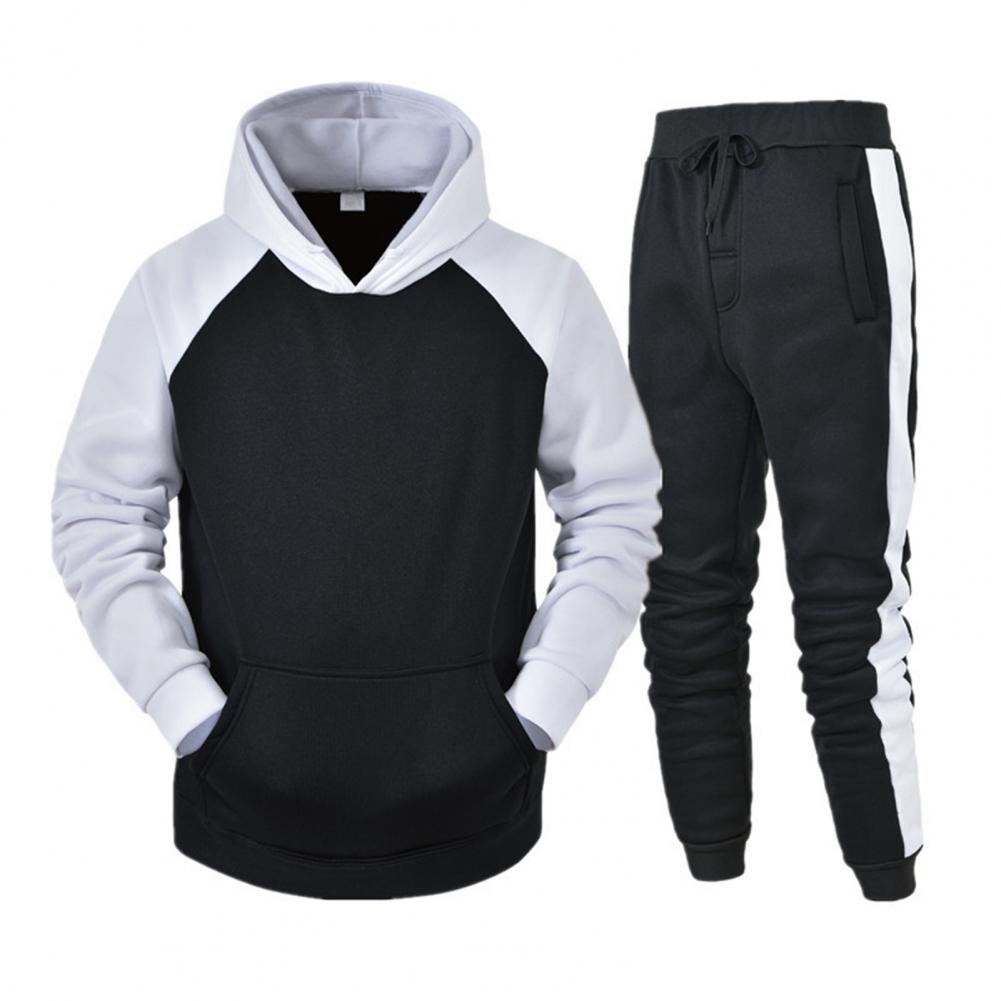 Sporty Outfit 2Pcs/Set Trendy Elastic Waistband Pockets Hooded - peterkaczconnect