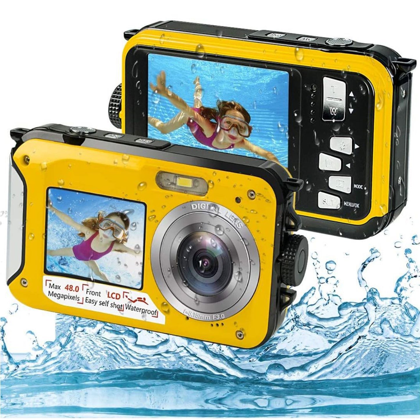 2.7inch Dual Screen Digital Camera Waterproof - peterkaczconnect