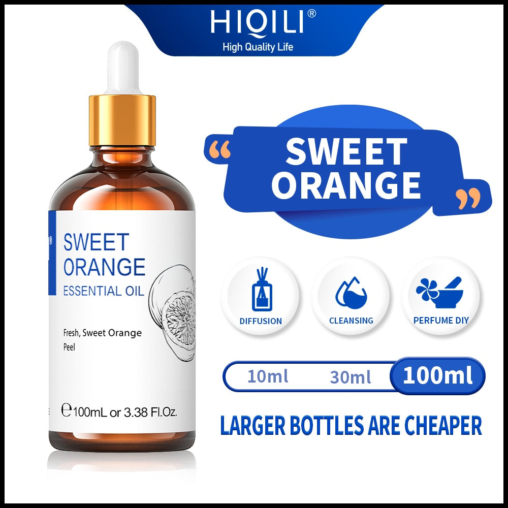 100ML Sweet Orange Essential Oils, Used for Diffuser - peterkaczconnect