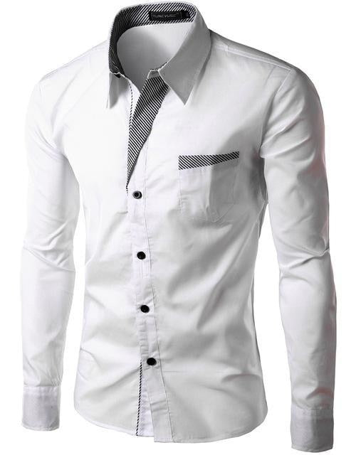 Long Sleeve Shirt Slim fit Design Size M-4XL - peterkaczconnect