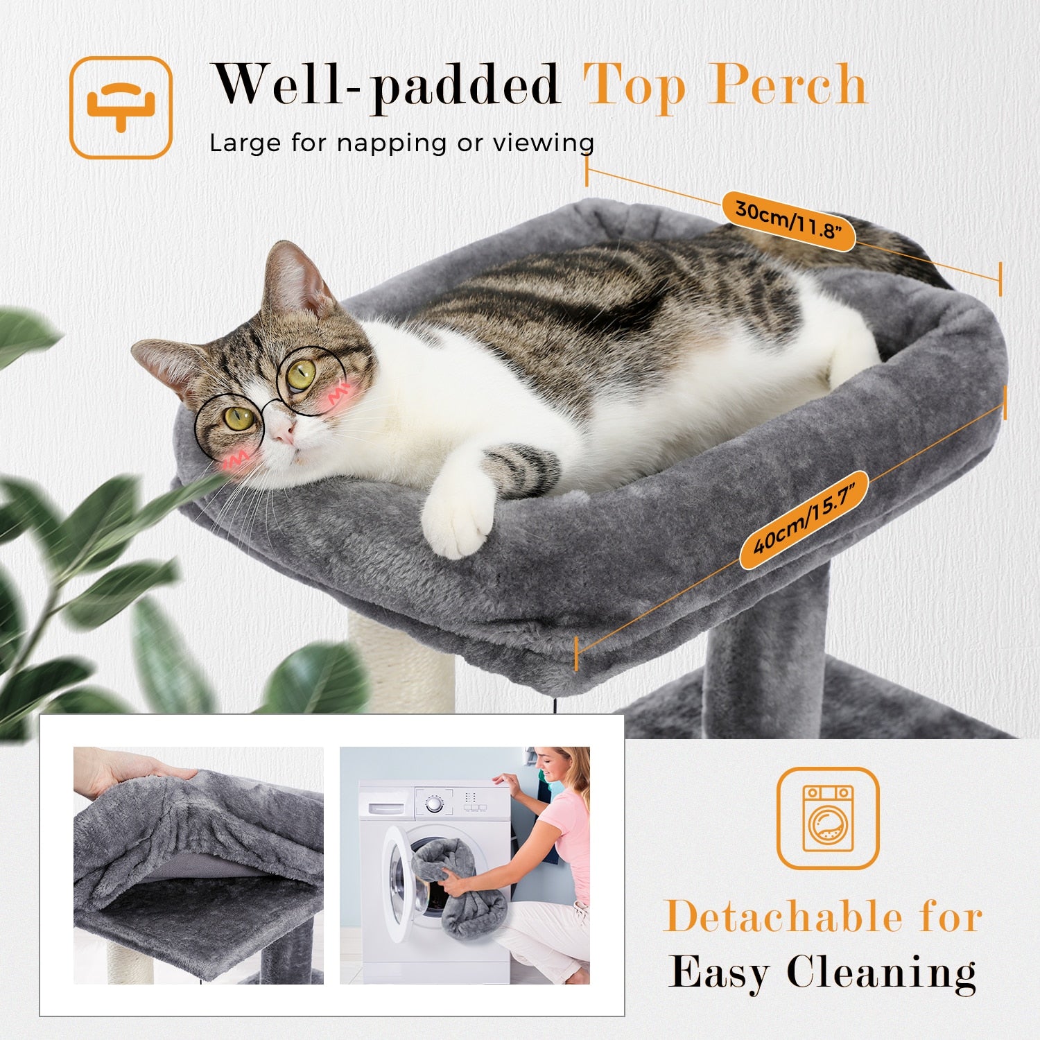 Luxury Cat Towers with Double Condos Spacious Perch - peterkaczconnect