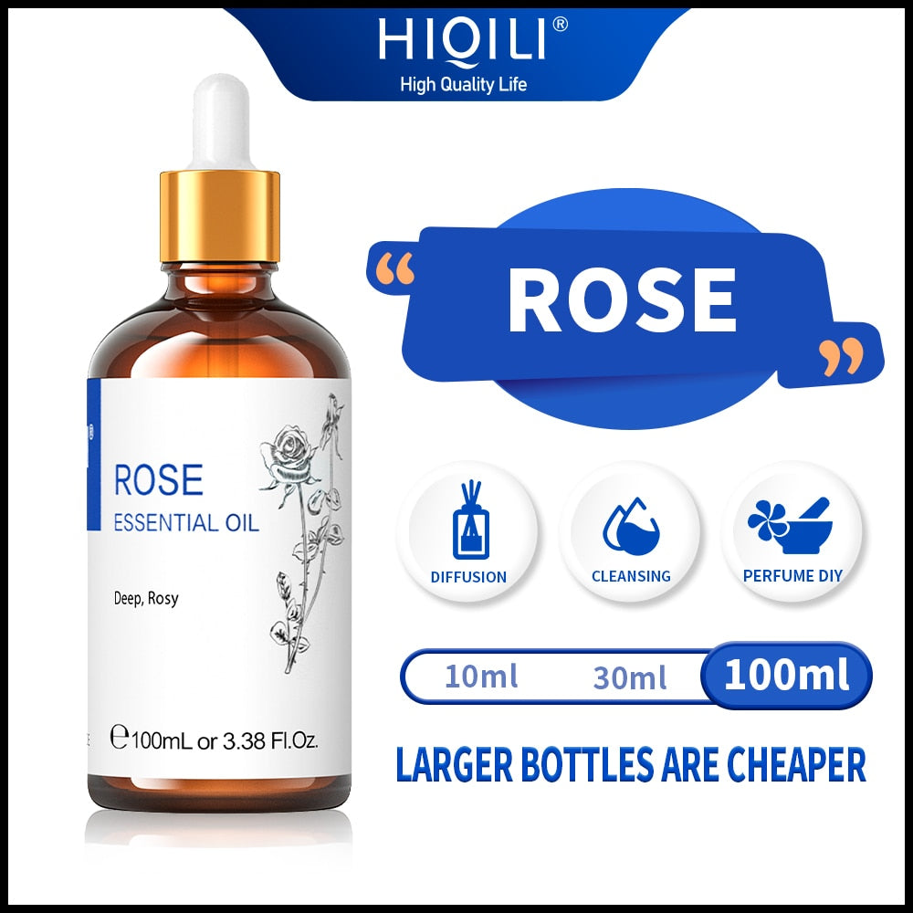 Rose Essential Oils,100% Pure Nature for Aromatherapy - peterkaczconnect