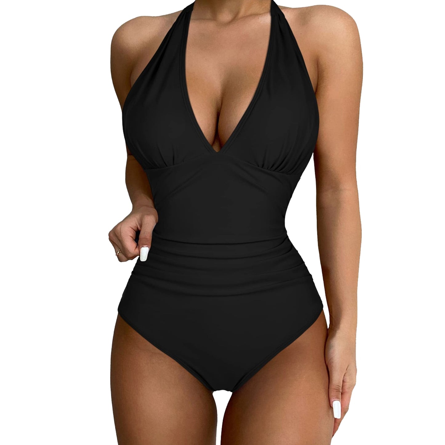 Sexy Leopard Patchwork One Piece Swimsuit Tight Swimsuits - peterkaczconnect