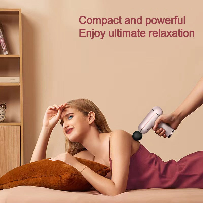 LCD Display Massage Gun Portable Percussion Pistol Massager - peterkaczconnect