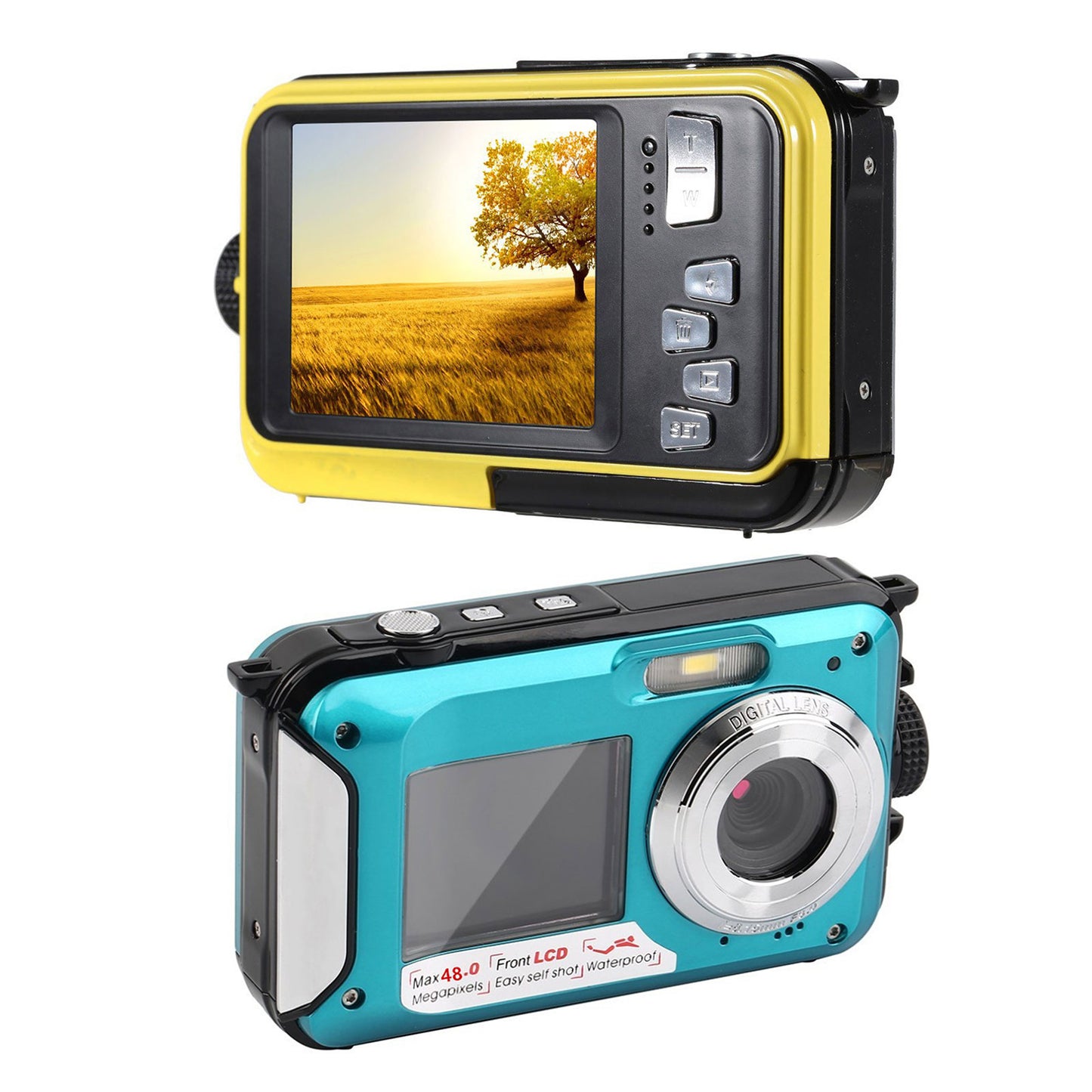 2.7inch Dual Screen Digital Camera Waterproof - peterkaczconnect