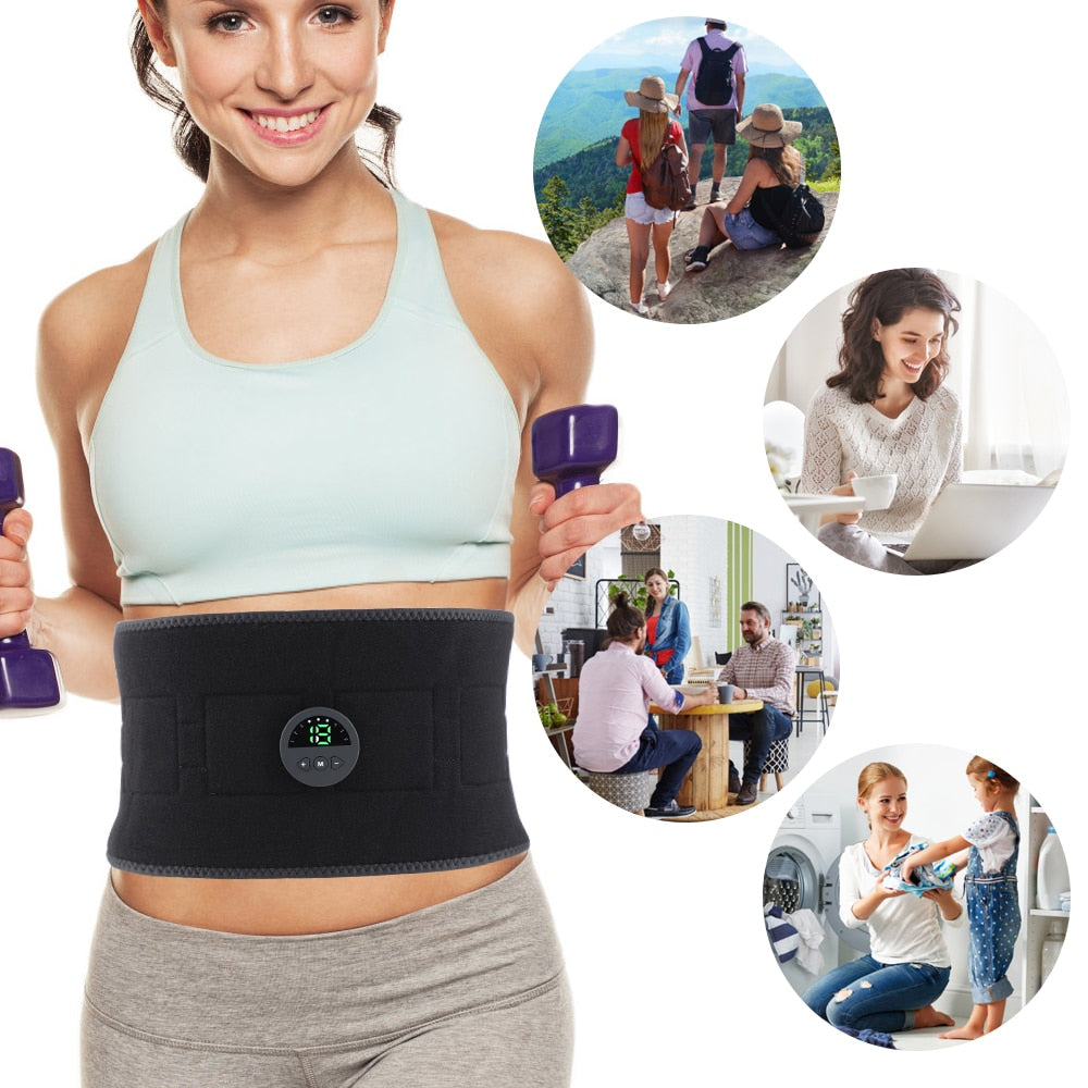 Muscle Stimulator Massage ABS Abdominal Trainer Belt  Massager - peterkaczconnect