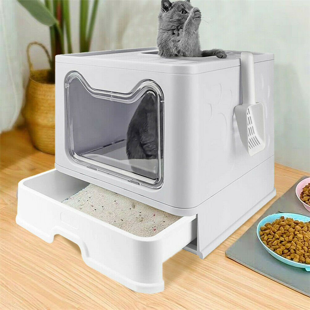 Front Entry Top Exit Litter Box Plastic Scoop - peterkaczconnect