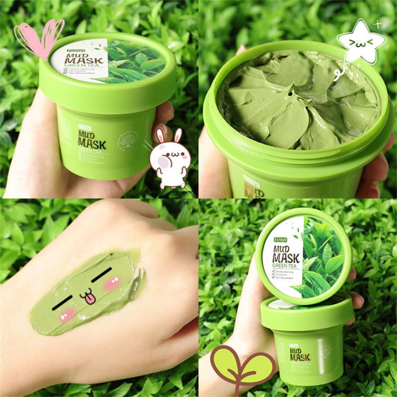 Green Tea Mud Face Mask Deeply Cleanse Facial - peterkaczconnect